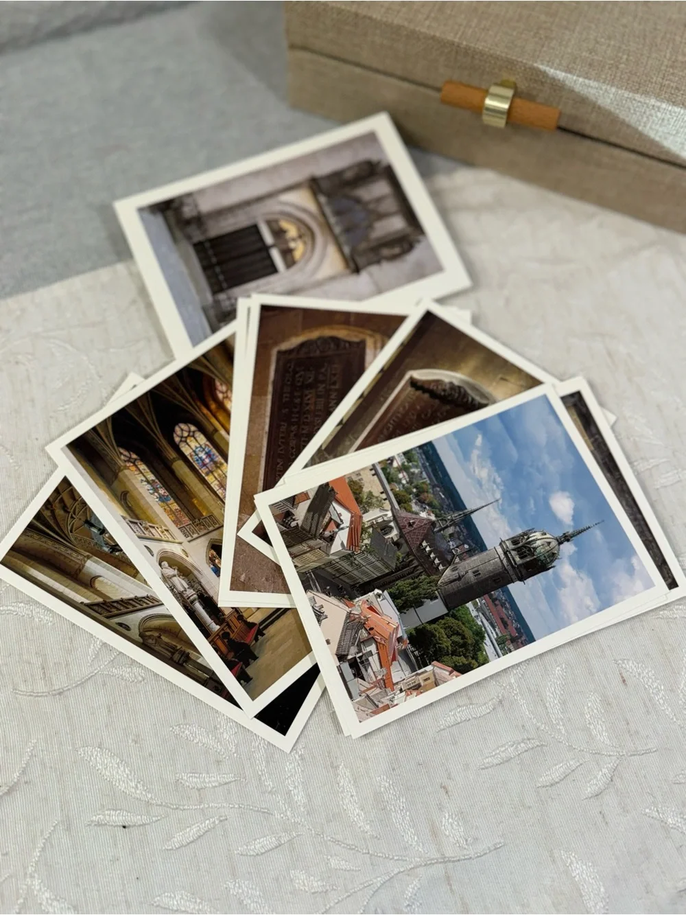 Lutherstadt Wittenberg Schlosskirche Postcard Set - 10 Photographic Cards 1990's